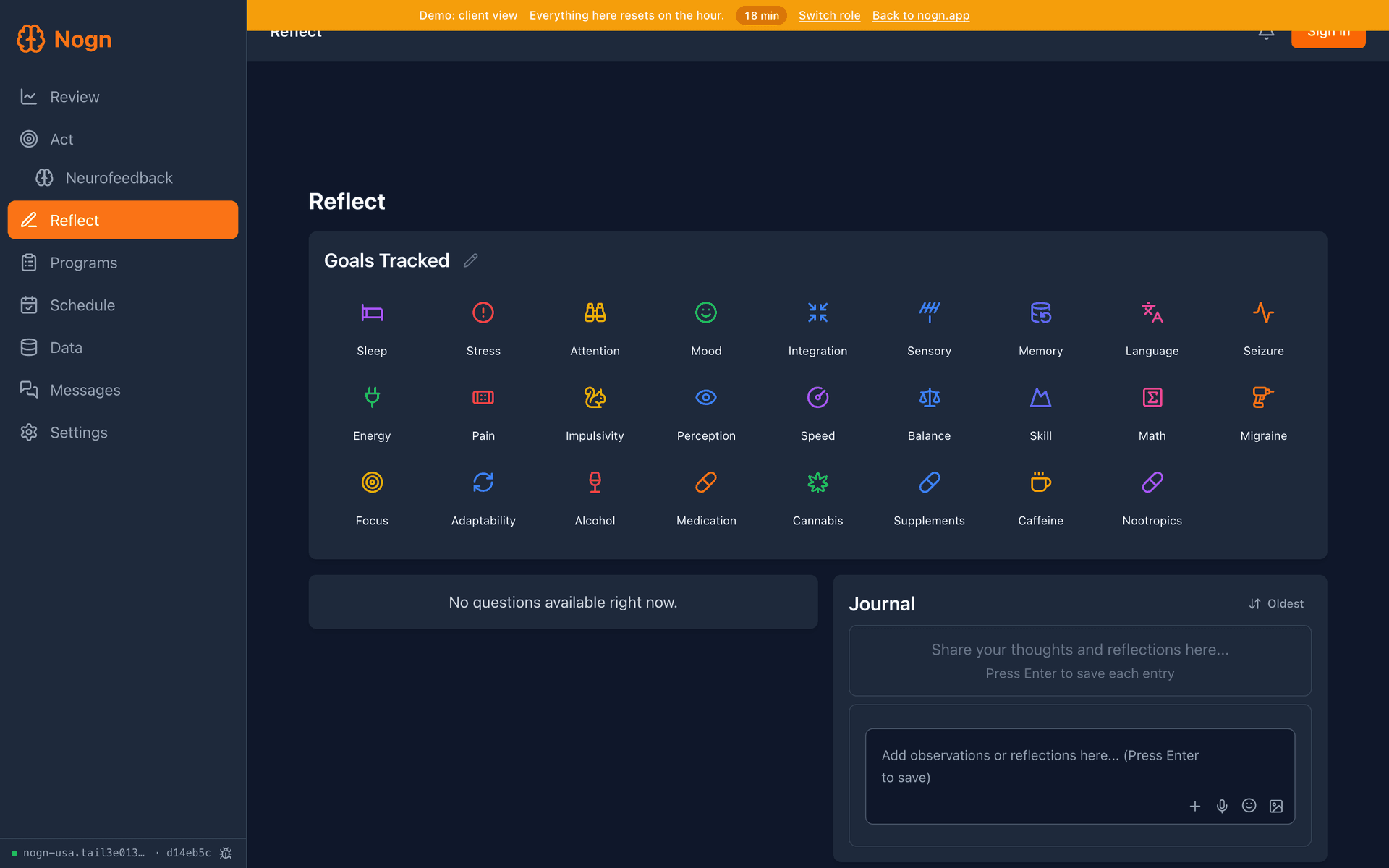 nogn client view